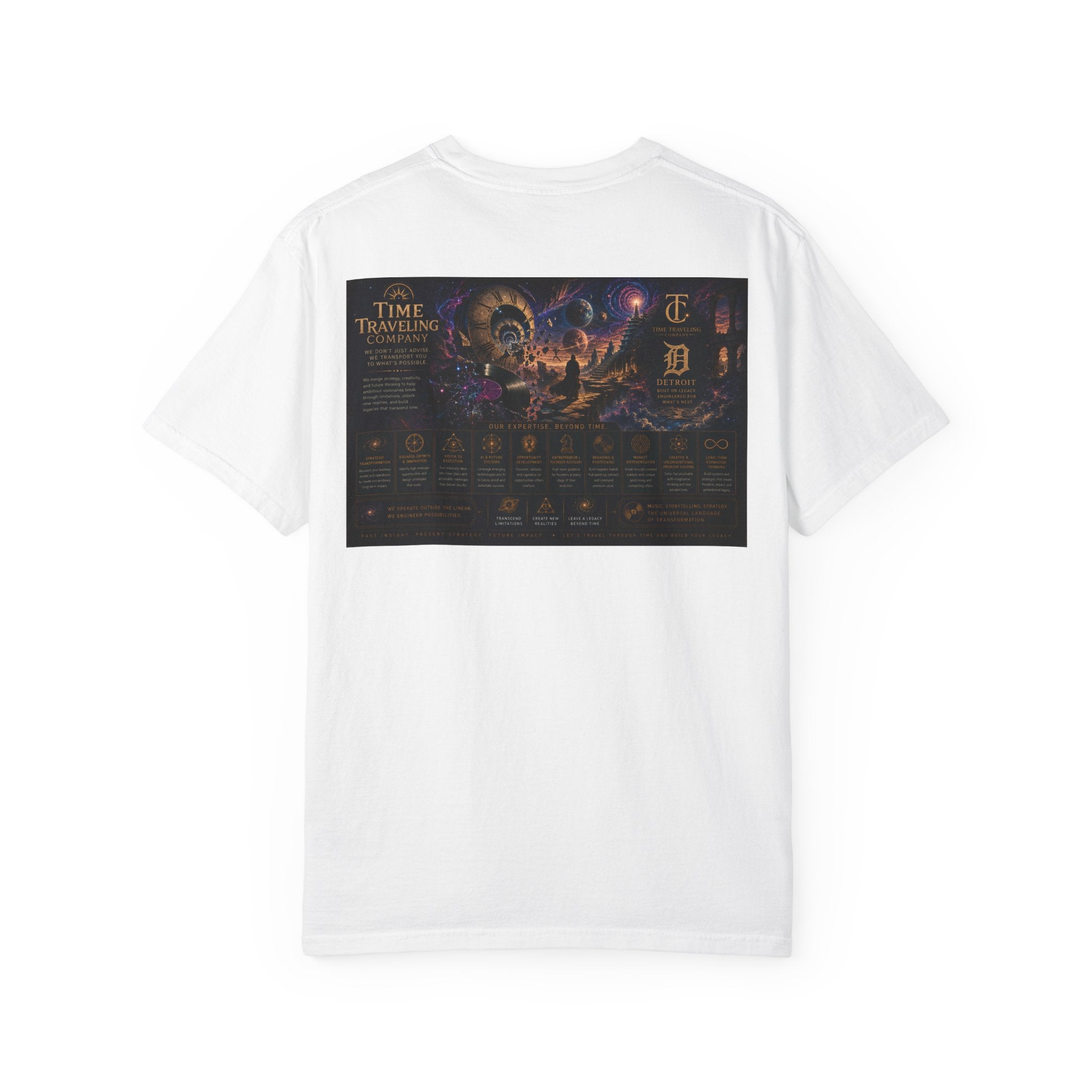 Detroit Time Traveling Company T‑Shirt
