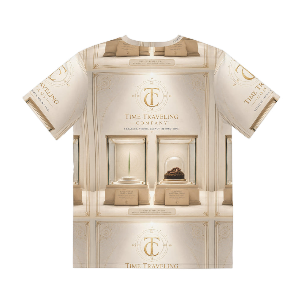 Time Traveling Company Vintage Museum Exhibit All-Over Print Tee