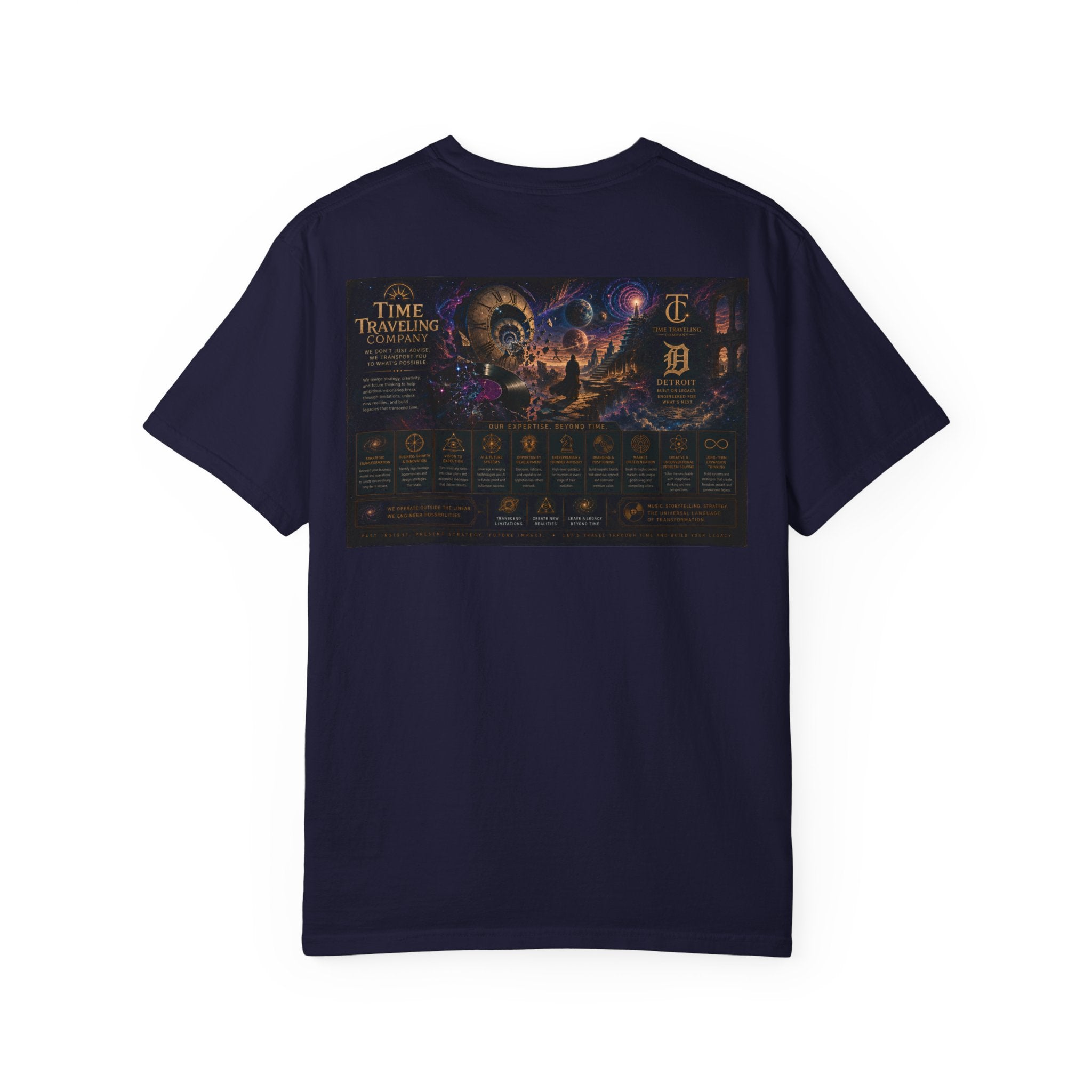 Detroit Time Traveling Company T‑Shirt