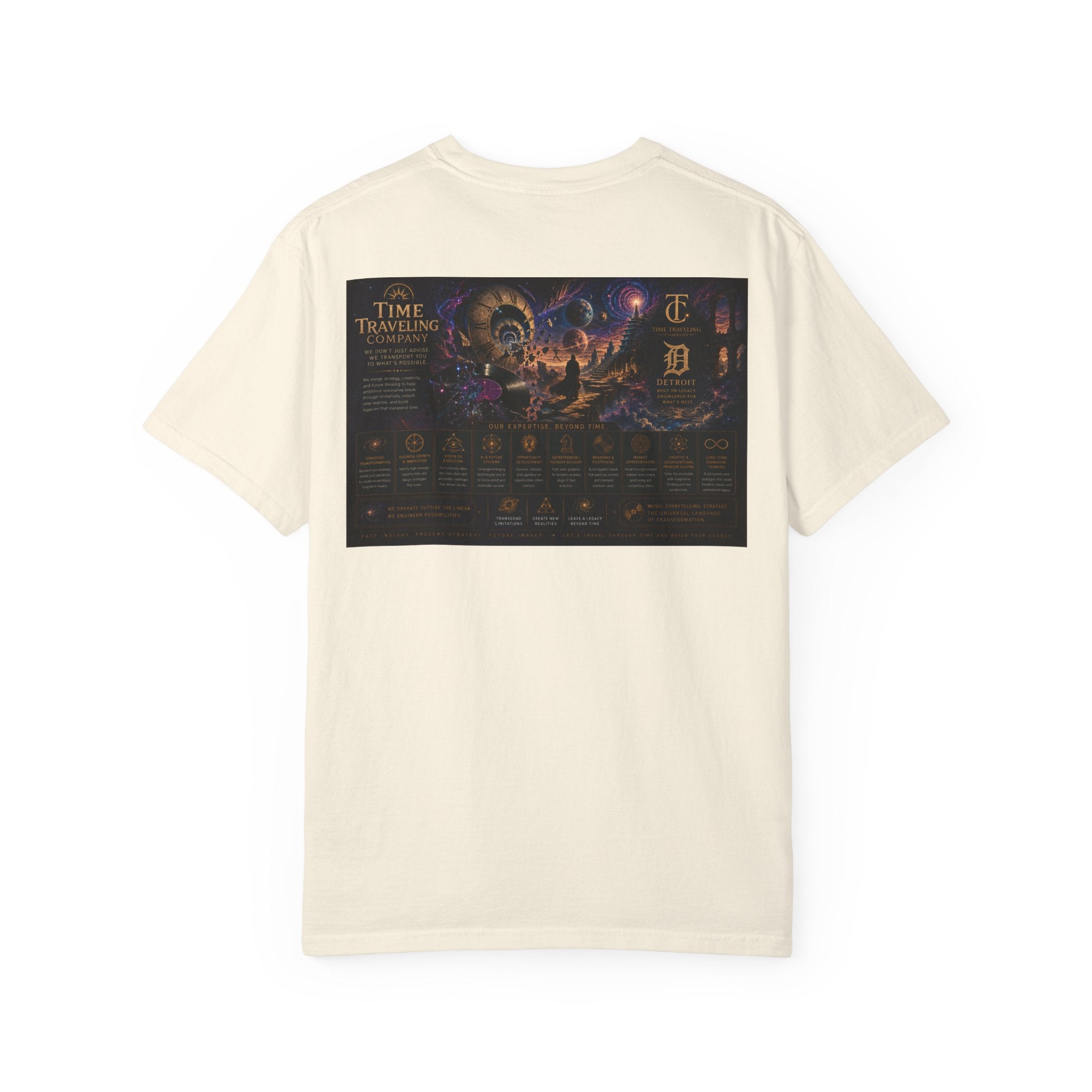 Detroit Time Traveling Company T‑Shirt
