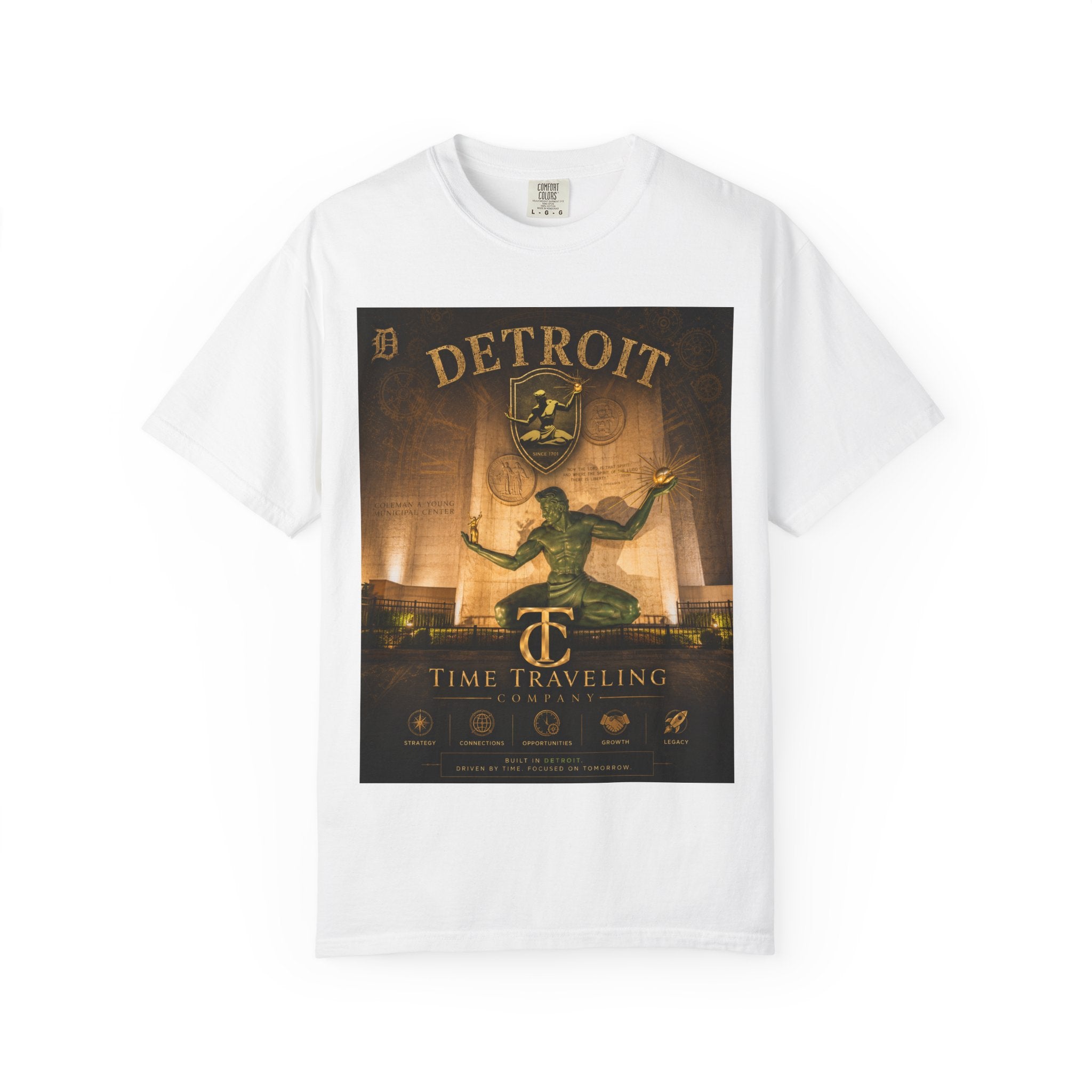 Detroit Time Traveling Company T‑Shirt