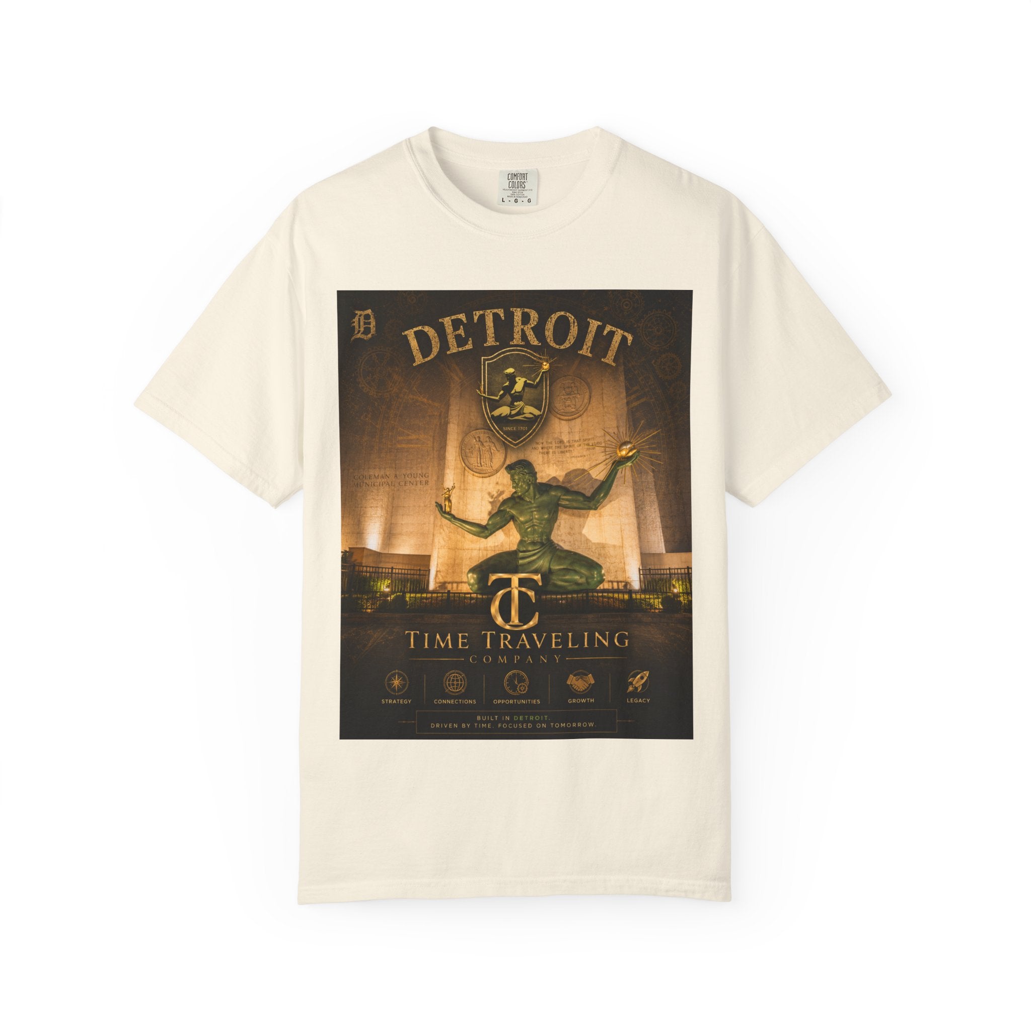 Detroit Time Traveling Company T‑Shirt