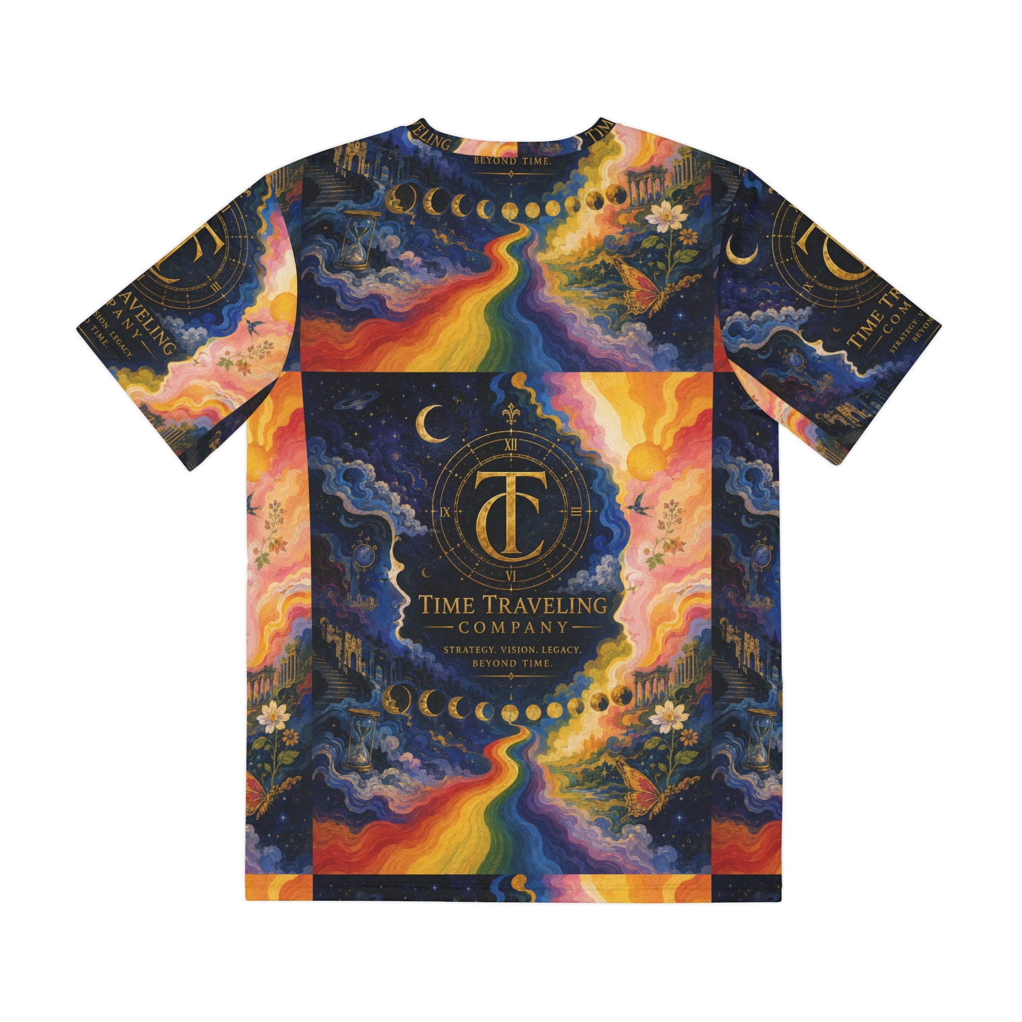 Time Traveling Company Psychedelic Graphic Tee