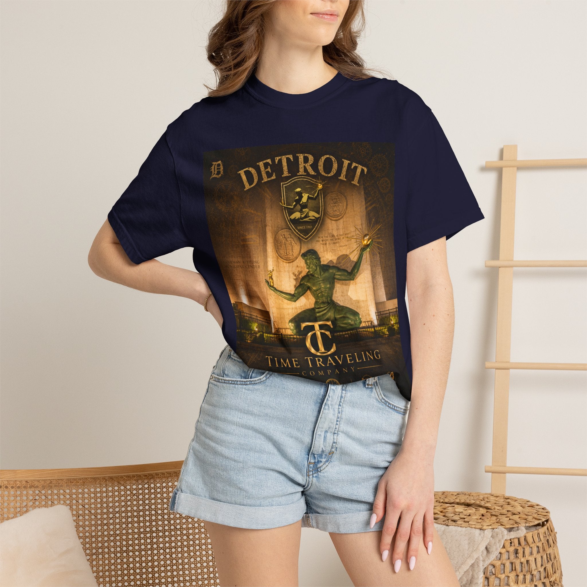 Detroit Time Traveling Company T‑Shirt